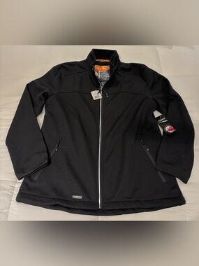 Choko Authentics Ladies 2XL Black Motorsport Biker Jacket Soft Shell NWT